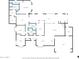 Detailed floor plan showing layout of rooms, including living room, kitchen, bedrooms, and bathrooms at 6217 W Orange Dr, Glendale, AZ 85301
