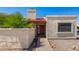 Inviting home entrance with desert landscaping and unique architectural details at 633 W Southern Ave # 1181, Tempe, AZ 85282