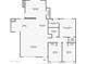 Detailed floor plan showcasing the layout of the entire home, including living spaces and bedrooms at 7428 E Cambridge Ave, Scottsdale, AZ 85257