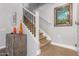 Staircase featuring neutral walls and decor at 905 S Osborn Ln, Gilbert, AZ 85296