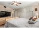 Relaxing bedroom with built-in closets and storage cabinets providing ample space at 10439 W Kingswood Cir, Sun City, AZ 85351