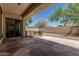 Covered patio with built-in grill, and stone-patterned flooring at 12360 W Eagle Ridge Ln, Peoria, AZ 85383