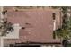 Birds eye view of a single-story home showcasing a clay tile roof, desert landscaping, and a private backyard at 12360 W Eagle Ridge Ln, Peoria, AZ 85383