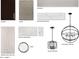 Image of a sample board with finishes for the kitchen and bathroom including cabinets, flooring, and countertops at 15940 W Gray Fox Trl, Surprise, AZ 85387