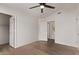 Bedroom with ceiling fan and ensuite closet at 17025 E De Anza Dr, Fountain Hills, AZ 85268