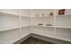Spacious walk-in pantry with multiple shelves providing plenty of storage at 18027 W Tina Ln, Surprise, AZ 85387