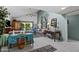 Cozy living room with vaulted ceilings, a ceiling fan, and ample natural light at 212 Leisure World --, Mesa, AZ 85206