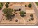 Inviting single-story home featuring a neutral color palette, desert landscaping, and a charming walkway at 22201 E Vallejo St, Queen Creek, AZ 85142