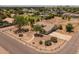 Single-story ranch home with a desert-friendly xeriscaped yard and ample privacy fencing at 22201 E Vallejo St, Queen Creek, AZ 85142