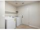 Laundry room with white washer and dryer at 319 N Riata St, Gilbert, AZ 85234