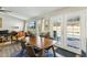 Comfortable dining area with backyard views and easy access to the kitchen and living room at 3505 S Westfall Ave, Tempe, AZ 85282