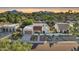 Stunning aerial view of property featuring lush desert landscaping and nearby mountains at 7610 N Via De Manana Dr, Scottsdale, AZ 85258