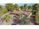 Stunning single-story home with a mix of mature trees, palms and desert landscaping at 11143 E Vallejo St, Chandler, AZ 85248