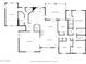 Detailed home floor plan showcasing an open-concept layout, primary bedroom, and seamless flow between living spaces at 11143 E Vallejo St, Chandler, AZ 85248