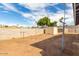 Backyard featuring a shed and block fence at 1228 E Fremont Dr, Tempe, AZ 85282