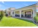 Expansive backyard with well-manicured lawn, covered patio, and seamless indoor-outdoor living at 14200 W Village Pkwy # 2128, Litchfield Park, AZ 85340