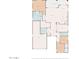 Detailed floor plan showcases the layout of the home, including bedrooms, bathrooms, and living areas at 19403 E Apricot Ln, Queen Creek, AZ 85142