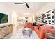 Bright living room featuring an open floor plan, stylish furnishings, and modern decor at 2511 W Queen Creek Rd # 325, Chandler, AZ 85248