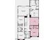 Upstairs floor plan includes primary suite, loft, 3 bathrooms and 4 bedrooms at 25127 N 75Th Ln, Peoria, AZ 85383