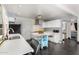 A view of the kitchen and island with stainless appliances and sink at 2802 E Virginia Ave, Phoenix, AZ 85008