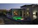 Stylish house with a relaxing pool area and modern architectural details at 28349 N 113Th St, Scottsdale, AZ 85262