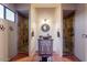 Beautiful bathroom with dual walk-in showers and granite counter tops at 31721 N 138Th Pl, Scottsdale, AZ 85262