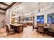 Open gourmet kitchen with granite counters, a central island, a breakfast nook, and a view of the backyard at 31721 N 138Th Pl, Scottsdale, AZ 85262