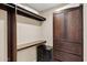 Walk-in closet featuring built-in shelving and drawers for ample storage at 4200 N Miller Rd # 408, Scottsdale, AZ 85251