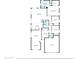 Detailed floor plan layout of a home showcasing the measurements of the rooms and living spaces at 42076 W Colby Dr, Maricopa, AZ 85138