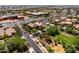 Aerial view of home in a Gathering-friendly neighborhood, showcasing its proximity to amenities and well-planned community layout at 5016 S Curie Way, Mesa, AZ 85212