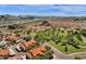 Expansive aerial view showcases the property's proximity to the waterfront and scenic desert landscape at 609 E Mesquite Cir # D132, Tempe, AZ 85288