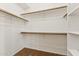 Spacious walk-in closet featuring ample shelving and wooden clothing rods at 6719 W Sack Dr, Glendale, AZ 85308