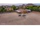 Spacious equestrian setup with horse shelter and riding area at 6861 W Calle Lejos --, Peoria, AZ 85383