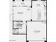 Detailed floor plan showcasing the layout of the first floor, including kitchen, great room, and garage at 9954 W Piccadilly Rd, Avondale, AZ 85392