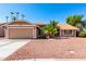Inviting single-Gathering home with a well-maintained front yard, palm trees, and a convenient two-car garage at 1630 W Calle Del Norte --, Chandler, AZ 85224