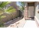 Charming walkway leading to a stylish front door with stone accents and desert plants at 18198 E El Viejo Desierto --, Gold Canyon, AZ 85118