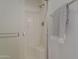 Bathroom featuring a standup shower with neutral walls and updated fixtures at 205 N 74Th St # 261, Mesa, AZ 85207