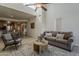Stylish living room with modern accents, an inviting layout, and bright, airy ambiance at 205 N 74Th St # 261, Mesa, AZ 85207