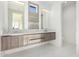 Bright bathroom featuring double sink vanity with sleek cabinetry and modern finishes at 2130 E Turney Ave # 4, Phoenix, AZ 85016