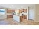 Spacious kitchen with a center island, stainless steel appliances, and stylish cabinetry at 23853 W Hammond Ln, Buckeye, AZ 85326