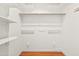 Walk-in closet featuring custom shelving and ample storage space at 255 S Kyrene Rd # 139, Chandler, AZ 85226