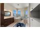 Bathroom features a soaking tub, a separate shower, and abundant storage at 36813 N 109Th Way, Scottsdale, AZ 85262