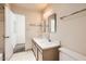 Bathroom with a vanity, toilet, shower/tub, and natural light at 736 E Loyola Dr, Tempe, AZ 85282