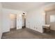 Bedroom features built in storage, ensuite, and walk in closet at 736 E Loyola Dr, Tempe, AZ 85282
