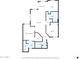 Detailed floor plan showcasing the layout of the home, including bedrooms, bathrooms, and living areas at 7401 W Arrowhead Club Dr # 2067, Glendale, AZ 85308