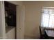 Utility area featuring laundry equipment and storage, located off the eat-in kitchen at 9726 E Quarterline Rd, Mesa, AZ 85207