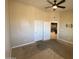 Cozy bedroom with ceiling fan and a closet at 10136 E Southern Ave # 3109, Mesa, AZ 85209
