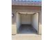 View of empty single car garage at 10136 E Southern Ave # 3109, Mesa, AZ 85209