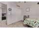 Bedroom with closet and view to the hallway at 10951 N 91St Ave # 84, Peoria, AZ 85345