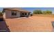 Large backyard offering privacy, with a patio, perfect for entertaining and relaxing at 2750 W Pollack St, Phoenix, AZ 85041